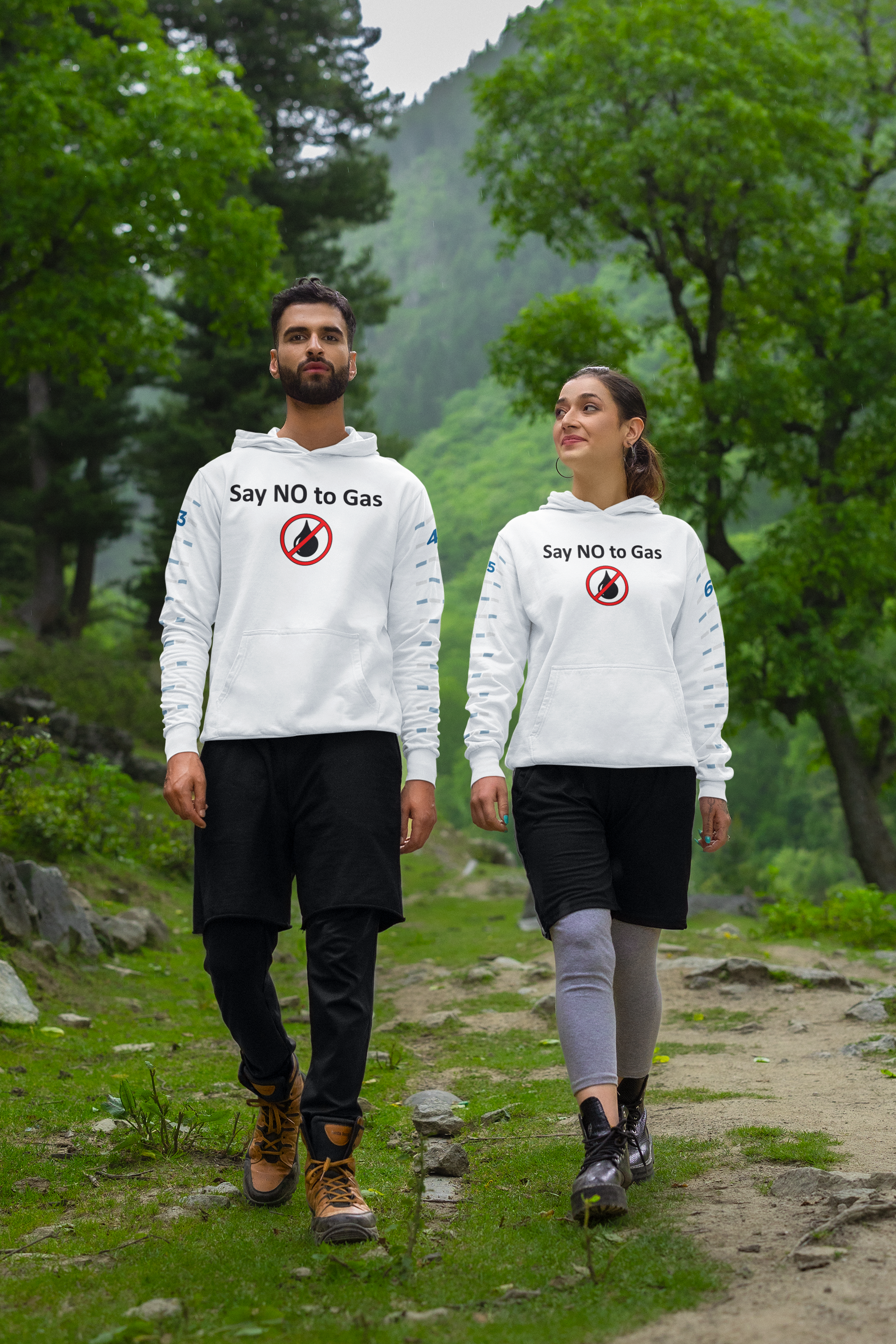 Climate Crisis Say NO to Gas hoodie